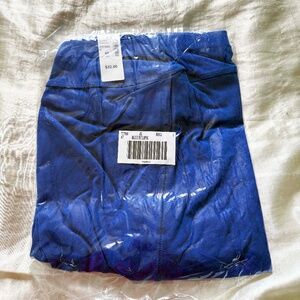 PANTS, ACTIVE ZONE MINI-RUFFLE CAPRI, BLUE ECLIPSE, SIZE 4X, PENNINGTONS,